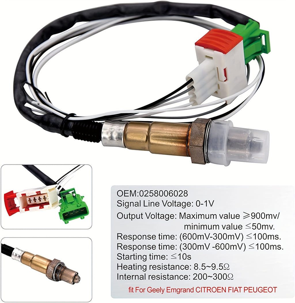 52mm Air/Fuel Ratio Meter with LED Display & O2 Oxygen Sensor -