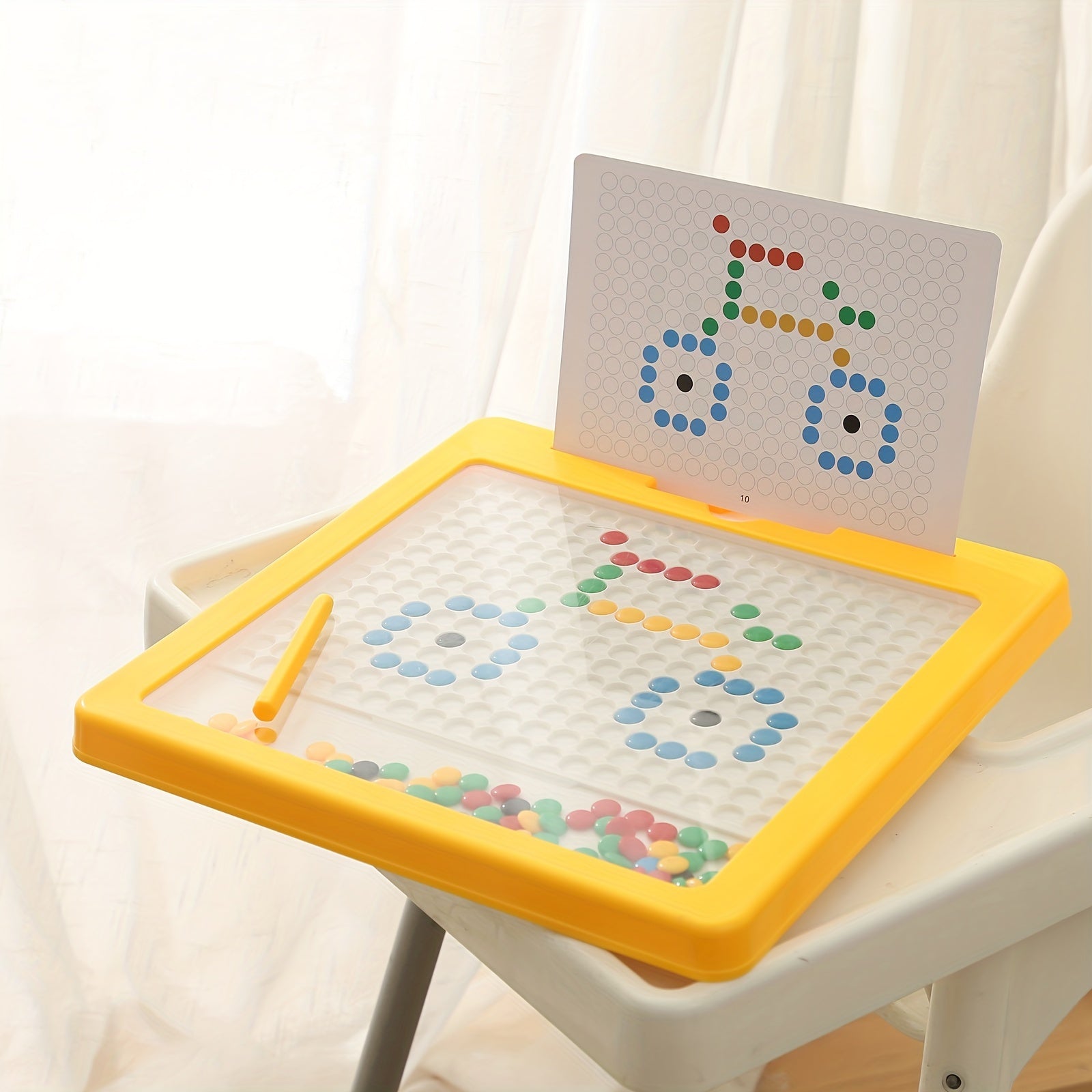Drawing Board, Cute Pattern On The Double-Sided, Montessori Toys, Improve Picture Colors Recognition Skills