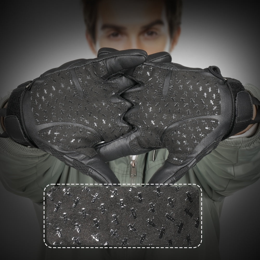 Professional Non-Slip Gloves For Outdoor Activities - Windproof And Adjustable For Cycling, Hunting, And Driving