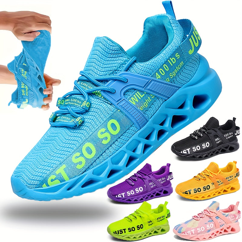 Men's Lightweight Basketball Shoes - Breathable Running Gym Sneakers with Stability Cushioning,