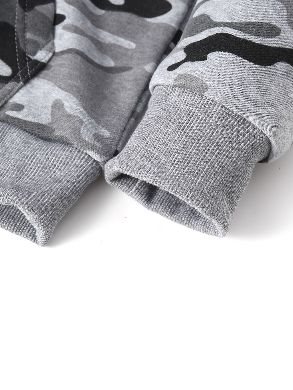 [Camouflage Sweatshirt] Autumn Winter Hooded Men's Camouflage Loose Pullover Fleece Sweatshirt | Fleece, Hooded