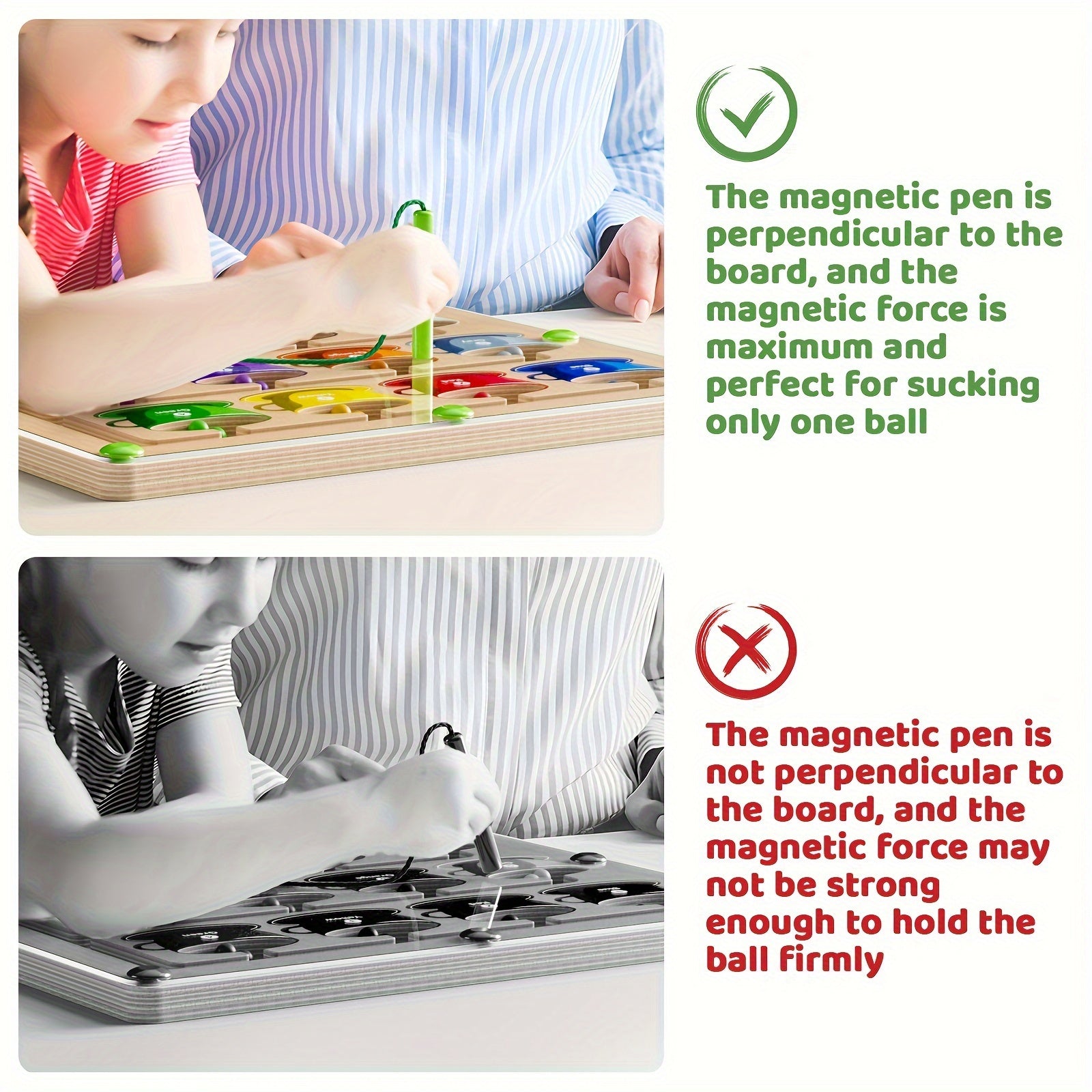 [Magnetic|Learning] Magnetic Color and Number Maze Toys | Educational Fine Motor Travel Toys for Toddlers Preschoolers | 3+ Year Old Learning Birthday Gifts for Toddler Kids Boys Girls