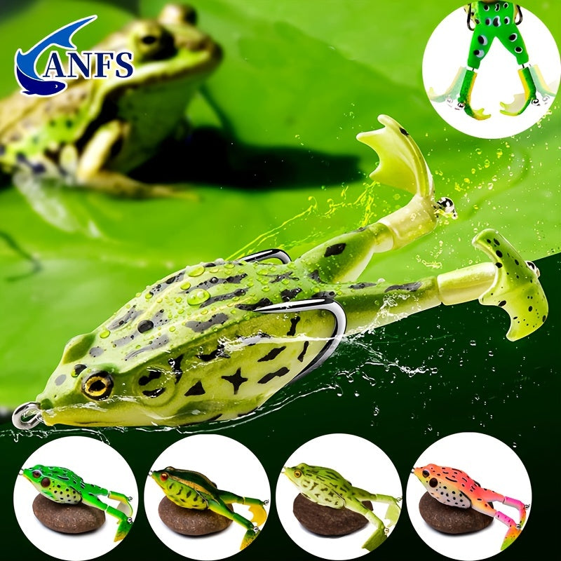 1pc ANFS Frog Leg Lure Fishing Reel - Soft Artificial Fish Bait
