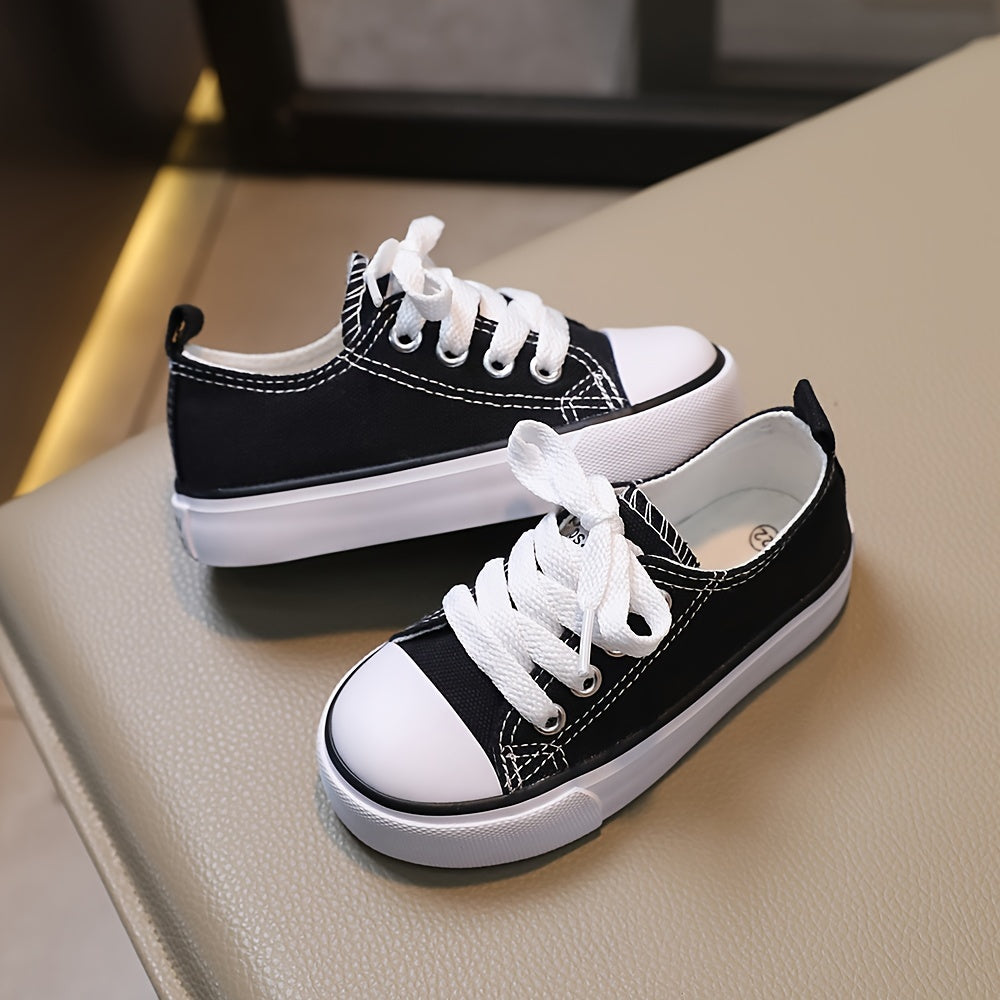 Girls Canvas Sneakers - Ultra-Lightweight & Super Comfortable - Anti-Slip Walking Shoes for Spring & Summer Adventures - Ideal for Outdoor Play