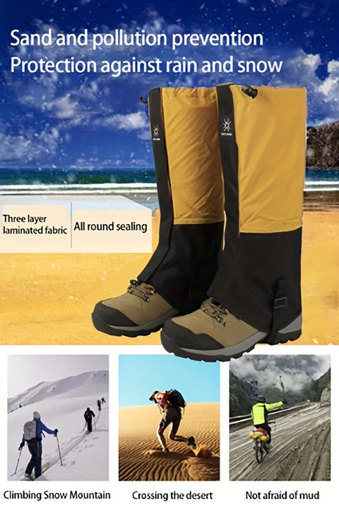 Waterproof Snowproof Leg Gaiters - Full Coverage Ankle Protection
