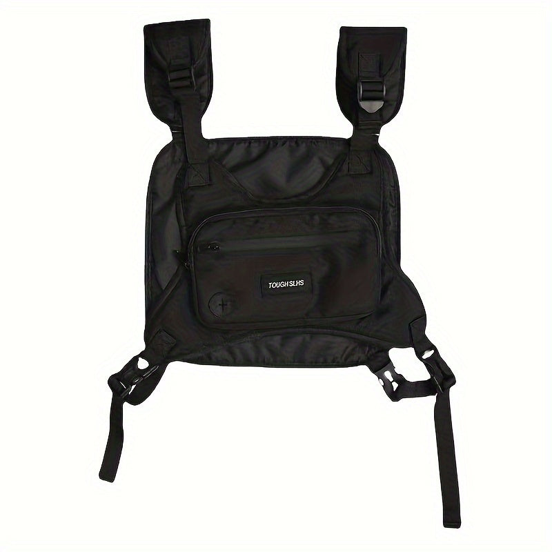 Fashion Streetwear Waistcoat For Men Hip Hop Chest Rig Vest Bag Chest Bags For Travel Hiking Outdoor Sports