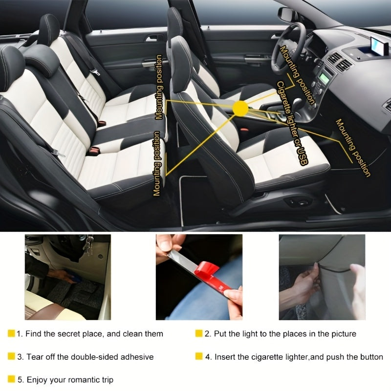 Easy Installation, Automotive High Brightness Neon Kits,