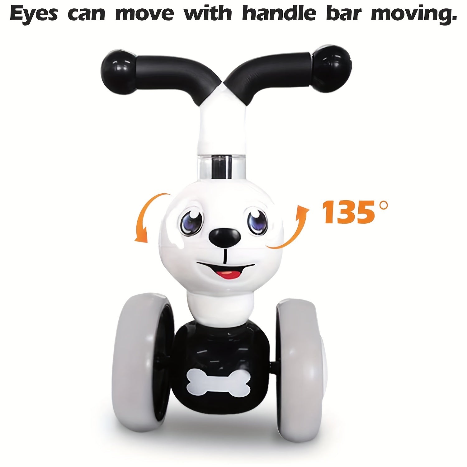 Baby Balance Bike for 1 Year Old Boy Girl First Birthday Gift, 10-36 Months Toddler Balance Bike, No Pedal 4 Wheels Ride-on Toys Indoor Outdoor, 1st Birthday Gifts Halloween Christmas Gift