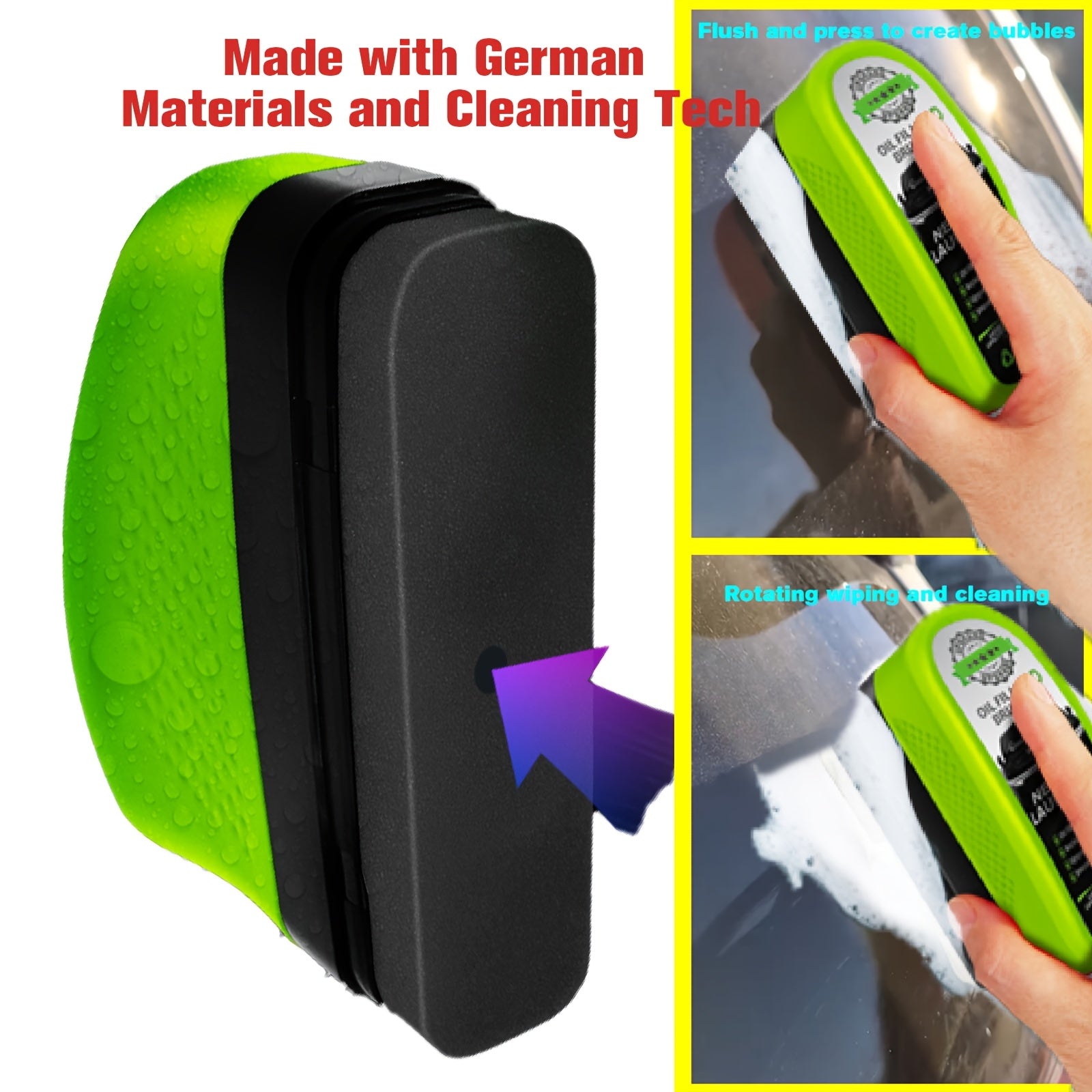 Leadchuang Upgrade Automotive Oil Film Cleaning Brush Pro 5.07oz