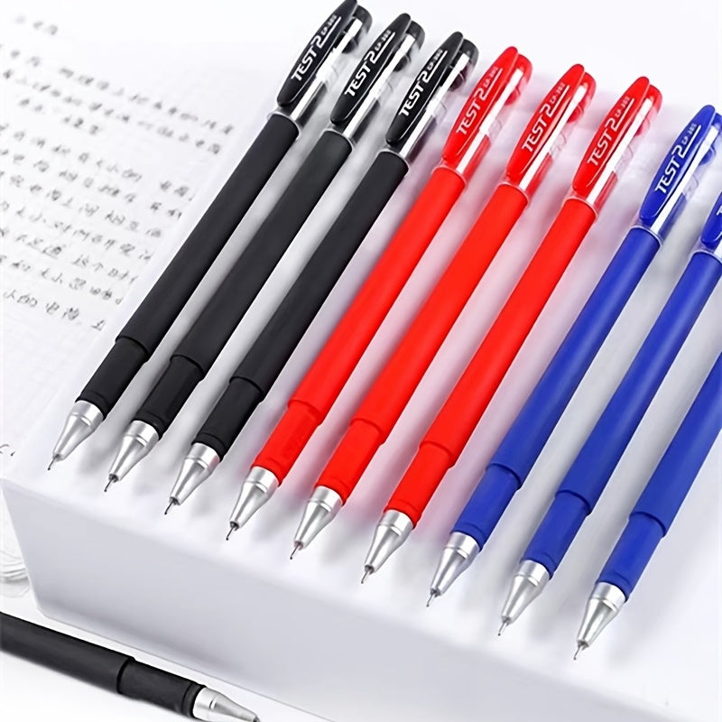10-Piece Gel Pen Set - Perfect For Students, Exams, Office & School -