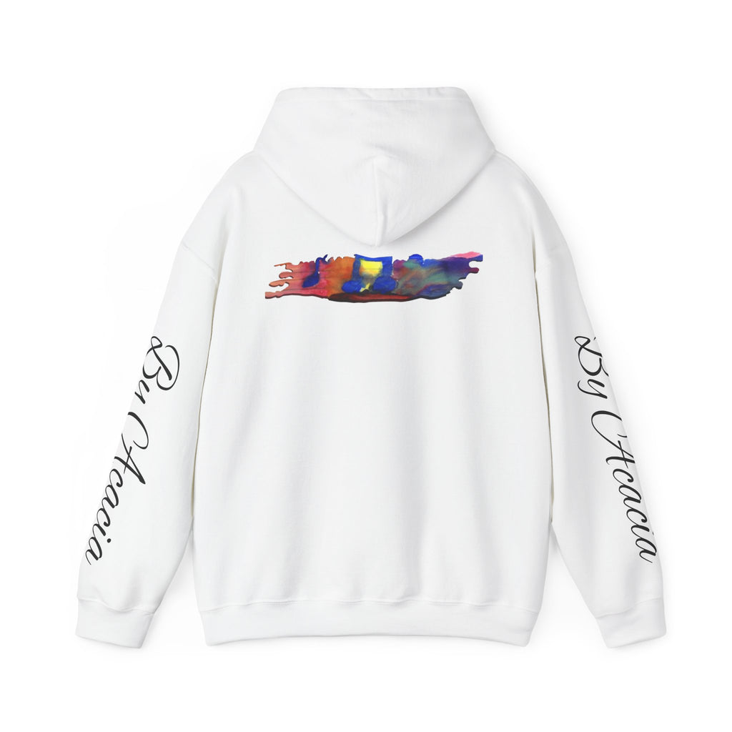 Music Is Life Hoodie — Colorful Watercolor Note Graphic Pullover