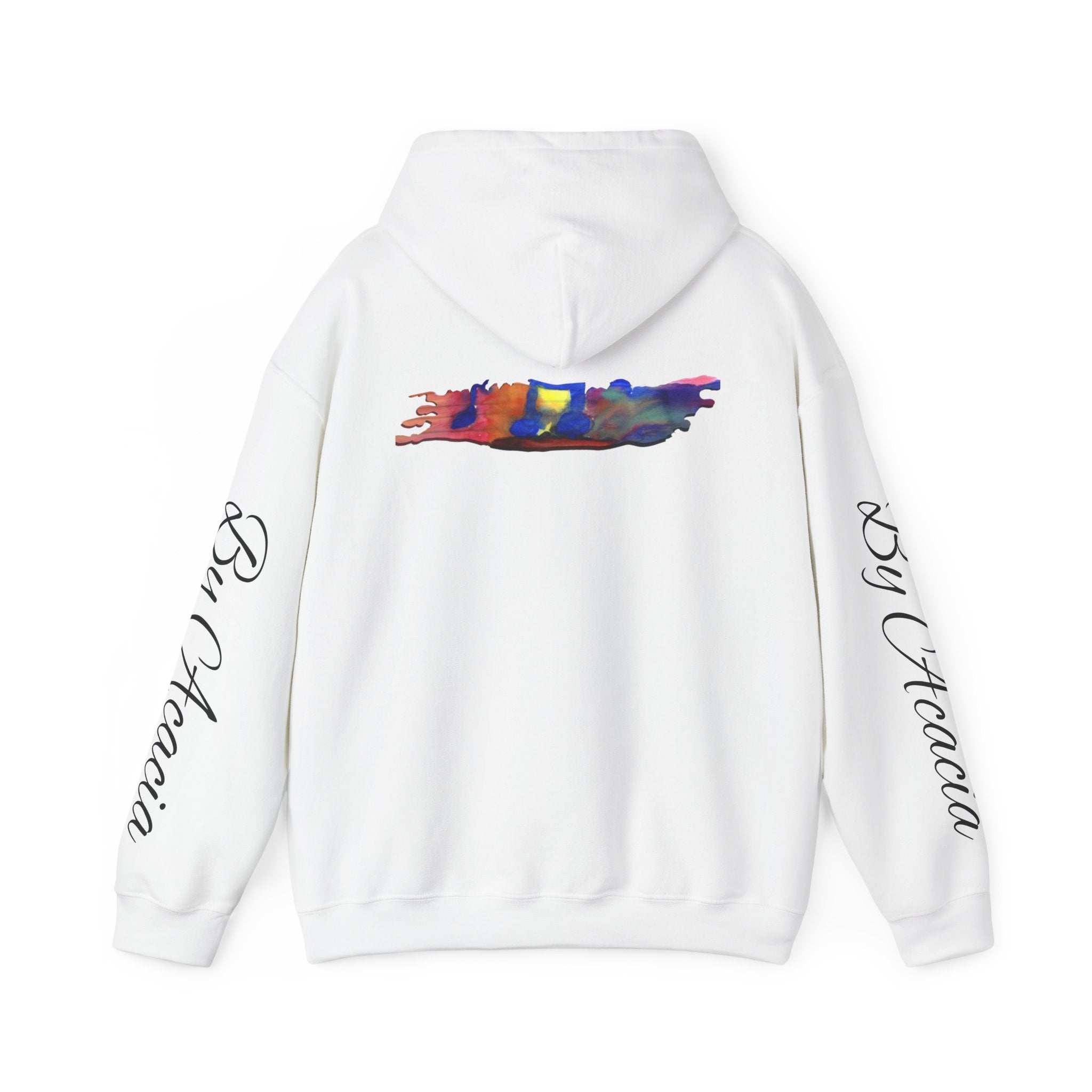 Music Is Life Hoodie — Colorful Watercolor Note Graphic Pullover