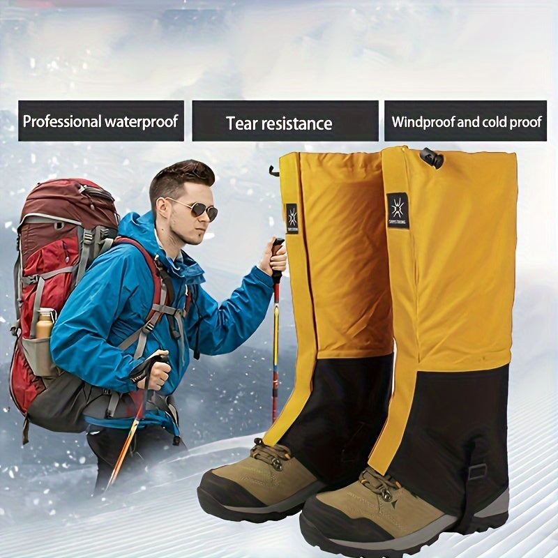Waterproof Snowproof Leg Gaiters - Full Coverage Ankle Protection