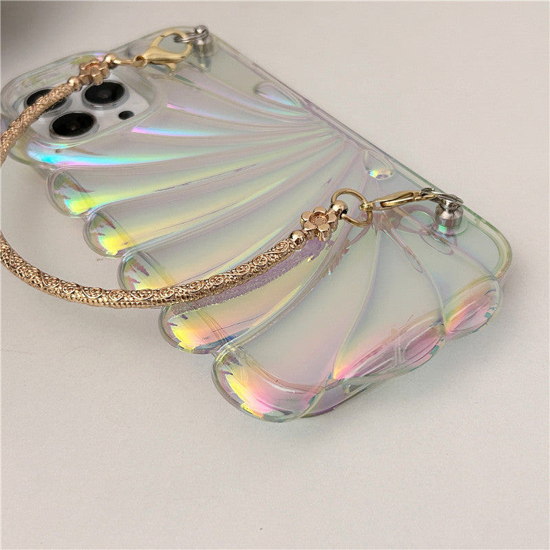 RAMODO Iridescent Seashell iPhone Case
