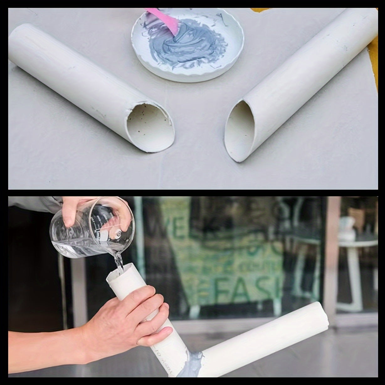 High Strength Pipeline Repair Epoxy Adhesive, Metal Cast Patching Putty, Waterproof Heat-Resistant Leak Sealant for Plumbing & Automotive, Drillable & Sandable, Non-Toxic Odorless - 85g Bottle