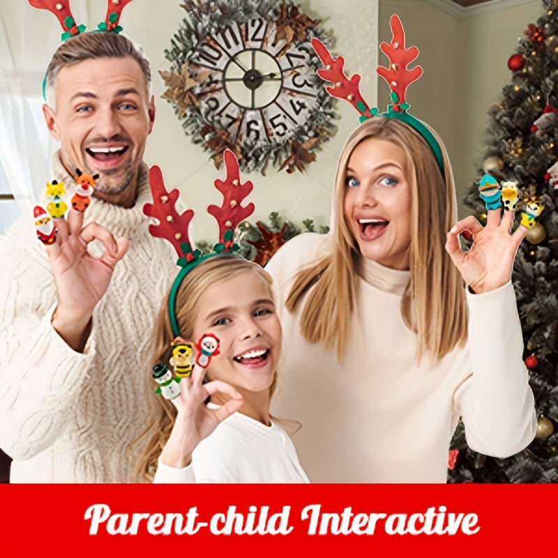 Vanmor 24-Day Christmas Advent Calendar - Finger Puppets, Toys & Fillers For Kids
