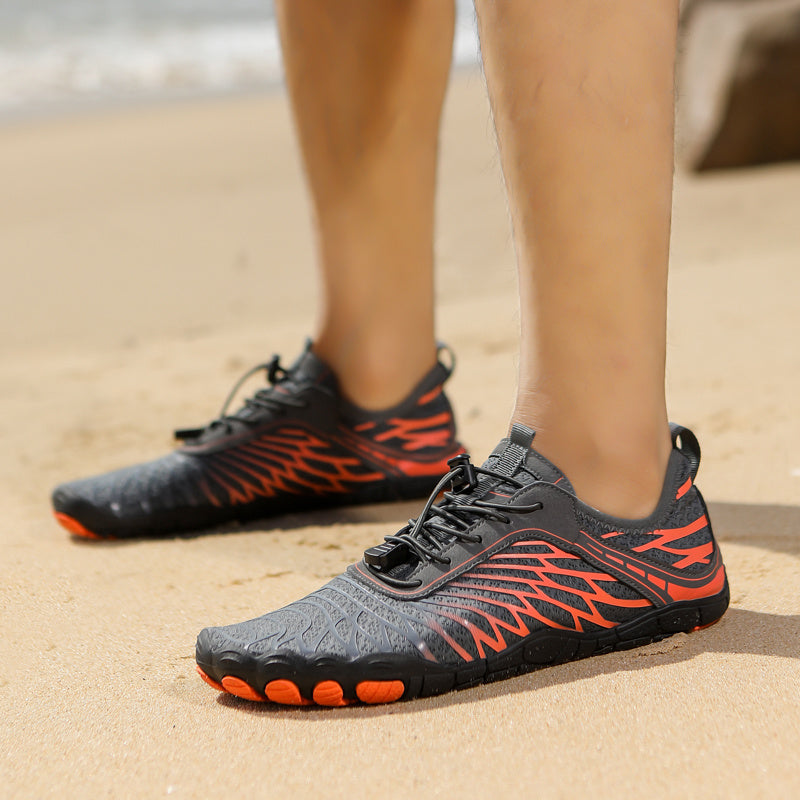 Adventure, Versatile Quick-Dry Footwear for Surfing, Swimming, Beach Tennis & Volleyball - Breathable Mesh & Durable Rubber Sole