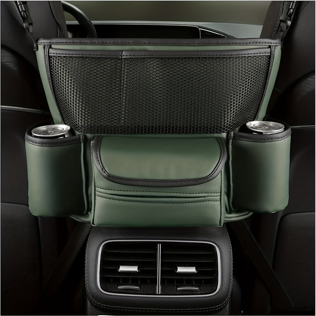 Large Capacity Car Purse Holder - Spacious Organizer for Document, Phone, and Accessories Storage - Premium Automotive Console Accessory for a Clutter-Free Car Interior
