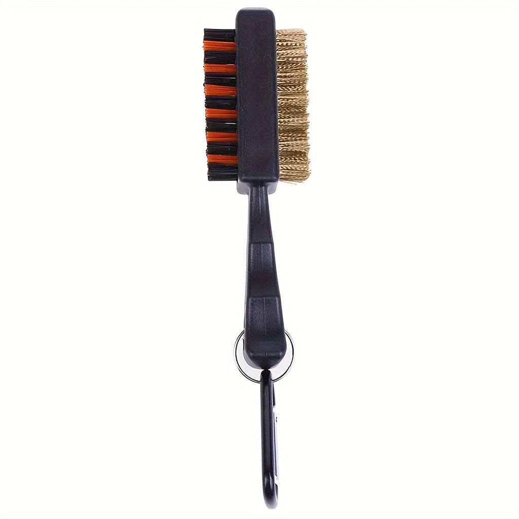 1pc Golf Ball Cleaning Brush, Double Sided Metal Bristles For Deep Cleaning, Golf Accessories