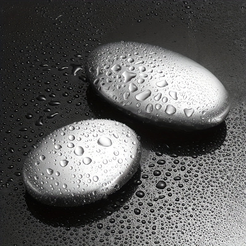 1pc, Stainless Steel Soap, Metal Deodorant Soap, Odor Removal Soap, Reusable Odor Remover, Kitchen Odor Absorber Soap, For Eliminating Odor And Smell, Kitchen Supplies, Cleaning Supplies, Cleaning Tool, Christmas Supplies