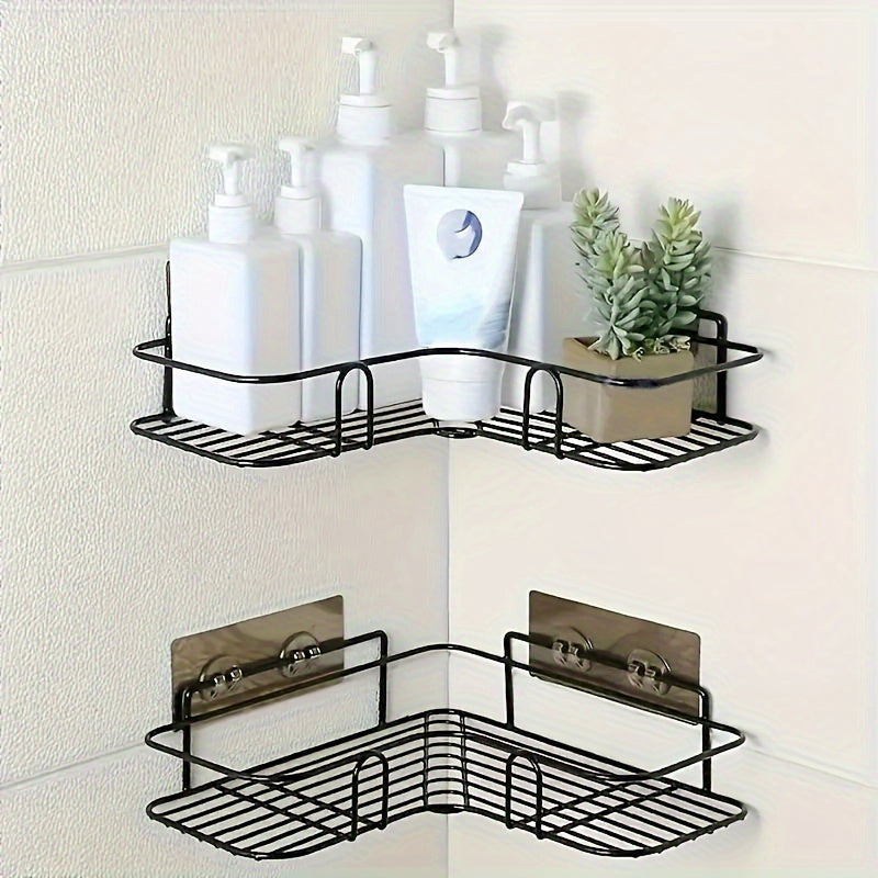 [Cast Iron Shower Shelf] 1pc Cast Iron Corner Shower Shelf