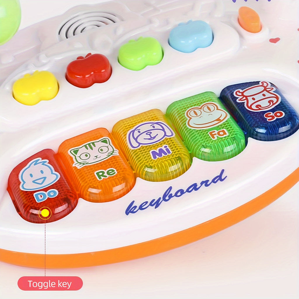 Attractive and educational piano keyboard toys, pre-loaded songs and lights for early learning and development Halloween Christmas Gift