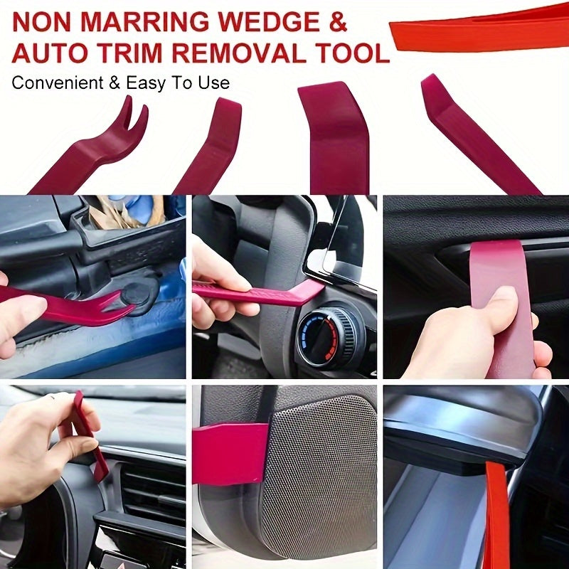 Portable 17pcs/22pcs Automotive Tool Set - Car Repair Tool Kit With Carrying Bag For Cars & Trucks