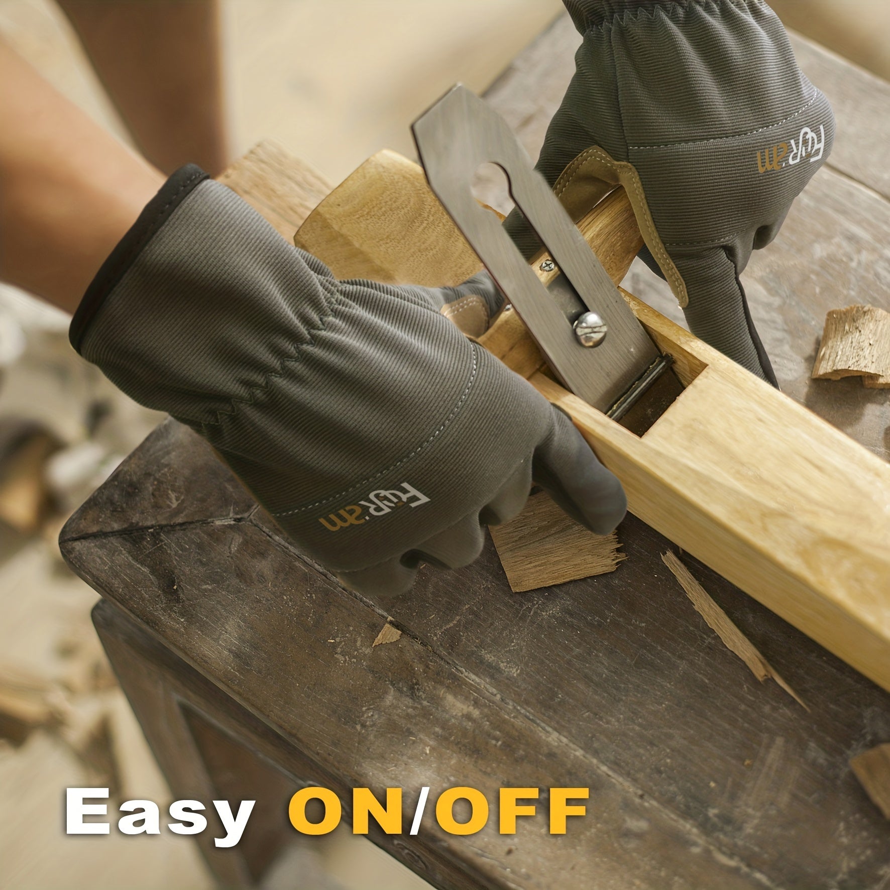 1 Pair High Performance Multi-Purpose Light Duty Work Gloves For Men&Women Breathable  Touch Screen  Grip Olive Green