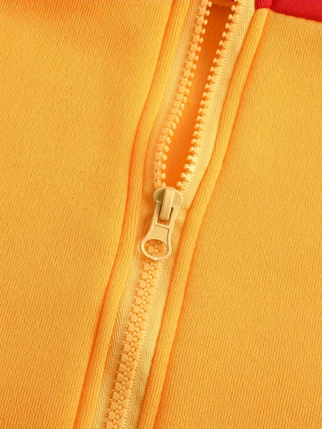 Men'S Casual Hooded Sweatshirt, Solid Color Zip-Up Pullover, Long Sleeve Polyester Knit Fabric, Regular Fit with Slight Stretch, 160gsm - Autumn/Winter Fashion