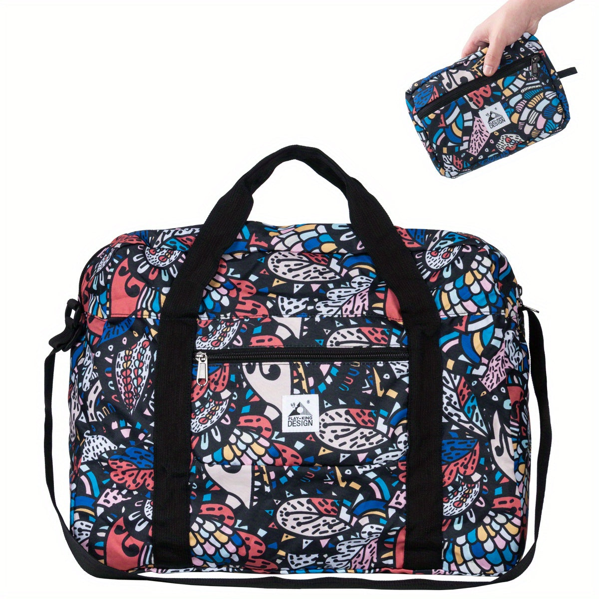 [PLAY-KING Duffel Bag] PLAY-KING Large Capacity Durable Polyester Duffel Bag |