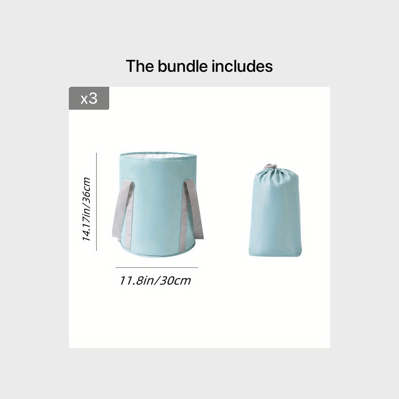 Portable Foot Soaking Tub with Handle, Suitable for Fishing, Travel, and Camping, Insulated Foldable Foot Bath, Travel Foldable Foot Soaking Bag, Foot Soaking Tub, Portable Foot Soaking Tub