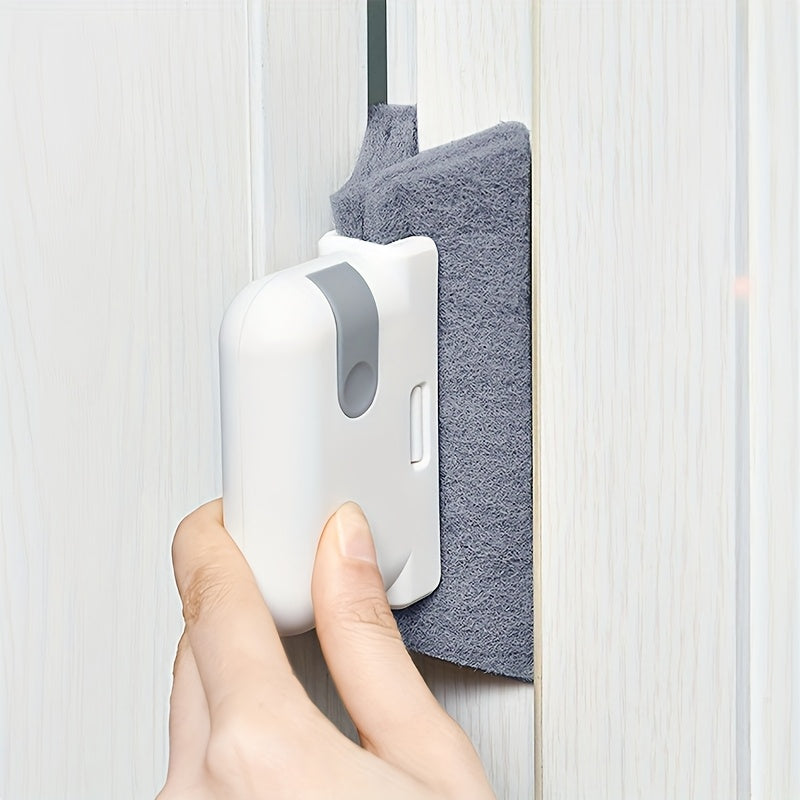 3pcs Window & Door Track Cleaning Brush - No Power Needed, Durable PP Bristles for Tight Gaps & Frames, Effortless Cleaning in Bedroom, Kitchen, Bathroom, Ergonomic Design | Polypropylene Construction