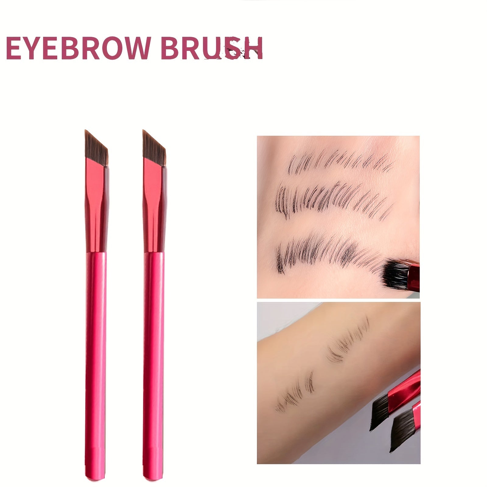 Wild Eyebrow Brush Square Stereoscopic Painting Hairline Eyebrow Paste Artifact Eyebrow Brush Brow Makeup Brushes