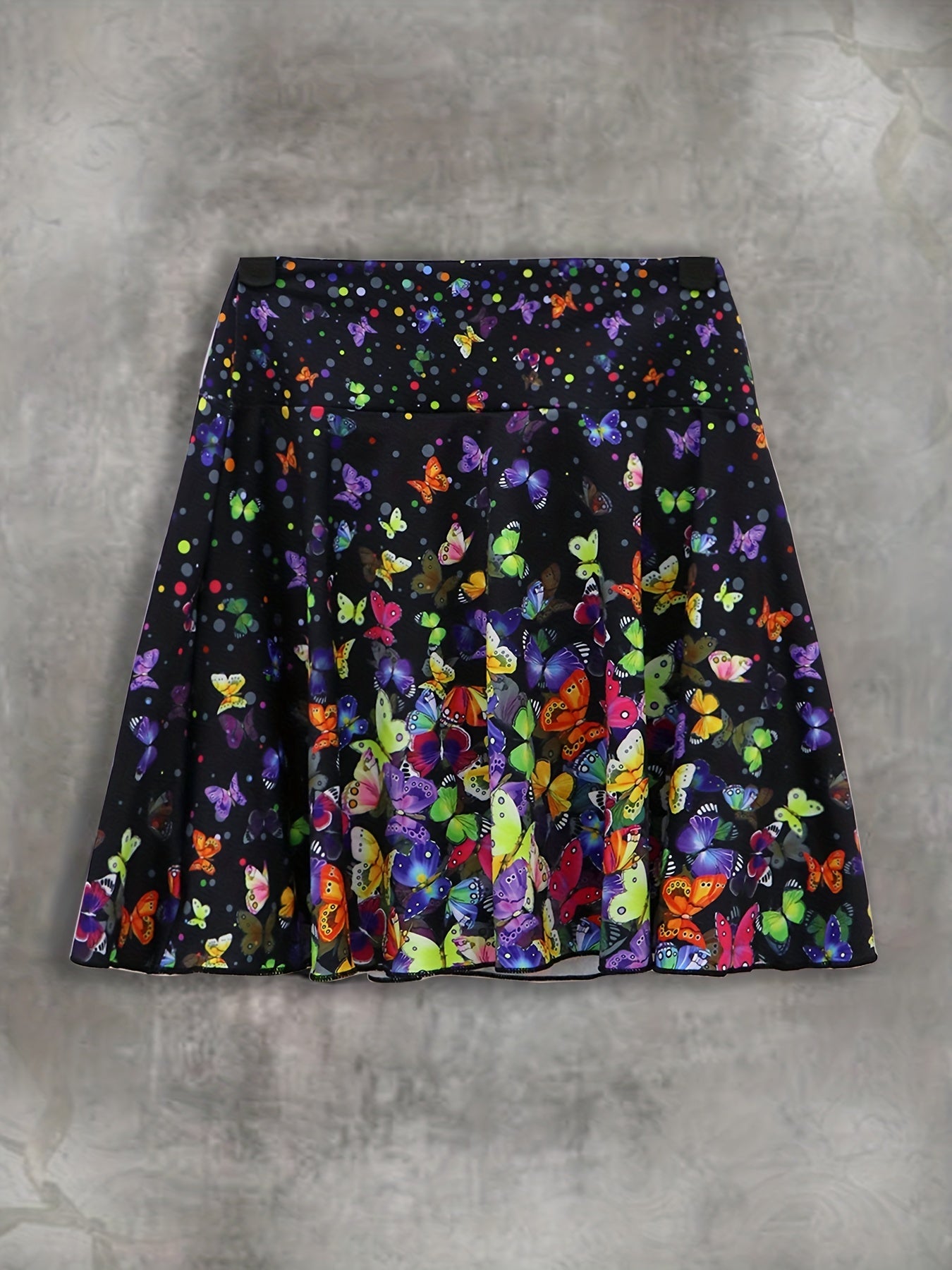 Womens Quick-drying Butterfly Print Skorts - Stylish Sports Wear for Tennis, Running & Golf - Comfortable, Moisture-wicking, with Pockets & Built-in Shorts