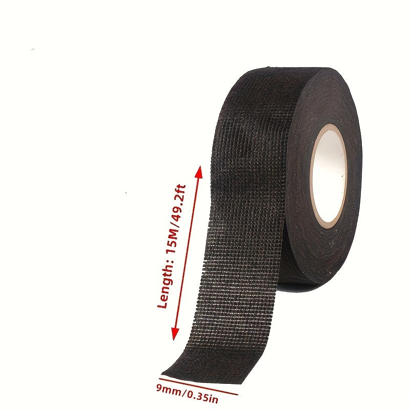WeluvFit High-Temperature Resistant Harness Tape, 49.2ft - Flame-Retardant, Weatherproof Electrical Fabric Tape for Automotive Wiring & Cable Insulation