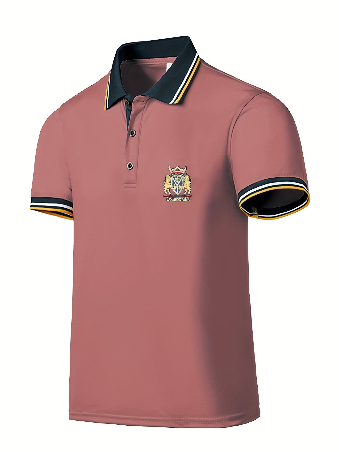 [Vibrant Red Casual Shirt]  Short Sleeve Summer Shirt Breathable Fabric for Casual & Semi-Formal