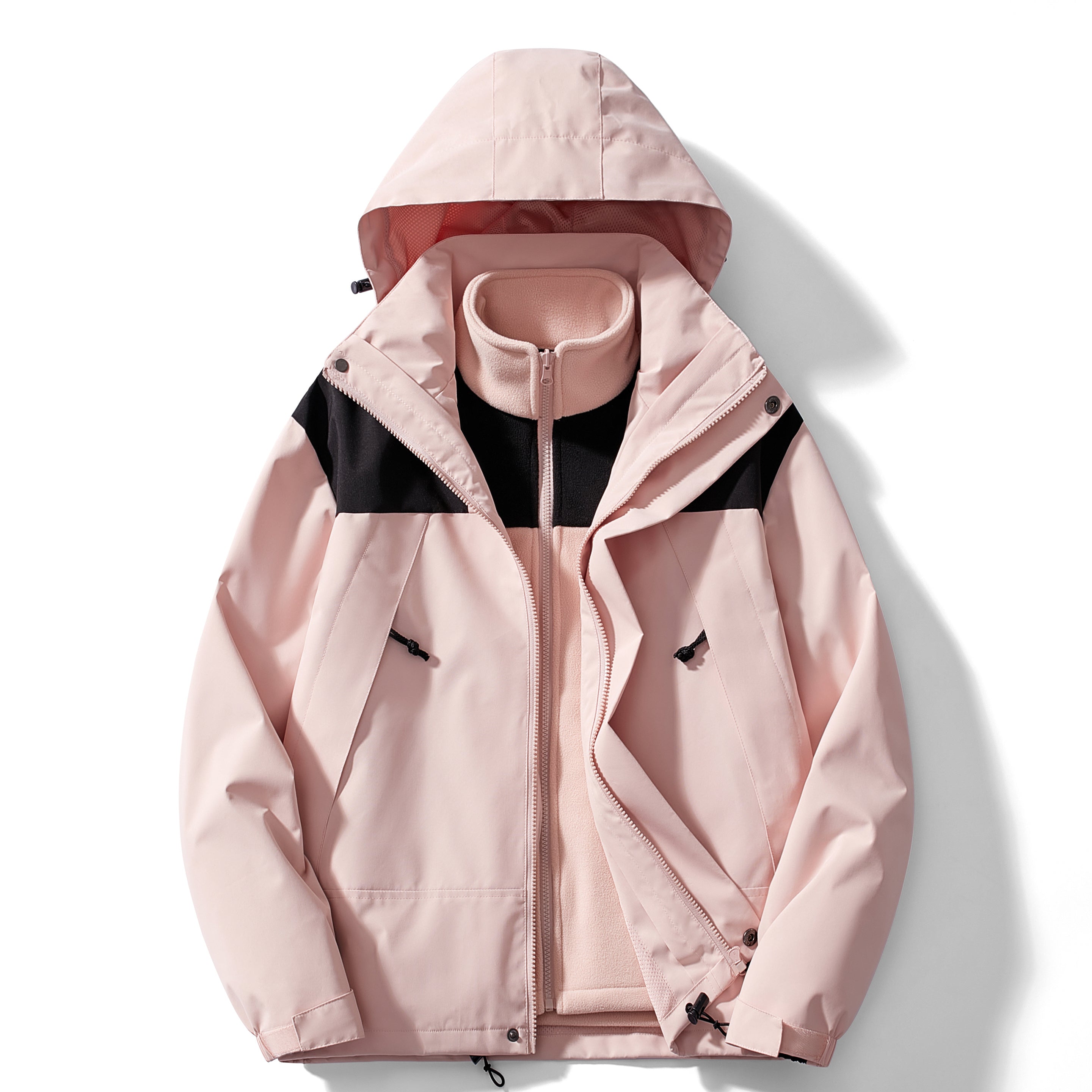 Women's 3-in-1 Outdoor Sports Jacket - Windproof, Waterproof, and Perfect for Mountaineering and Skiing