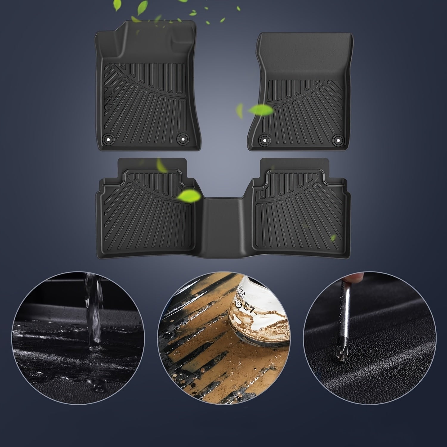 Floor Mats & Big Cargo Liners Compatible for KIA EV9 2024.