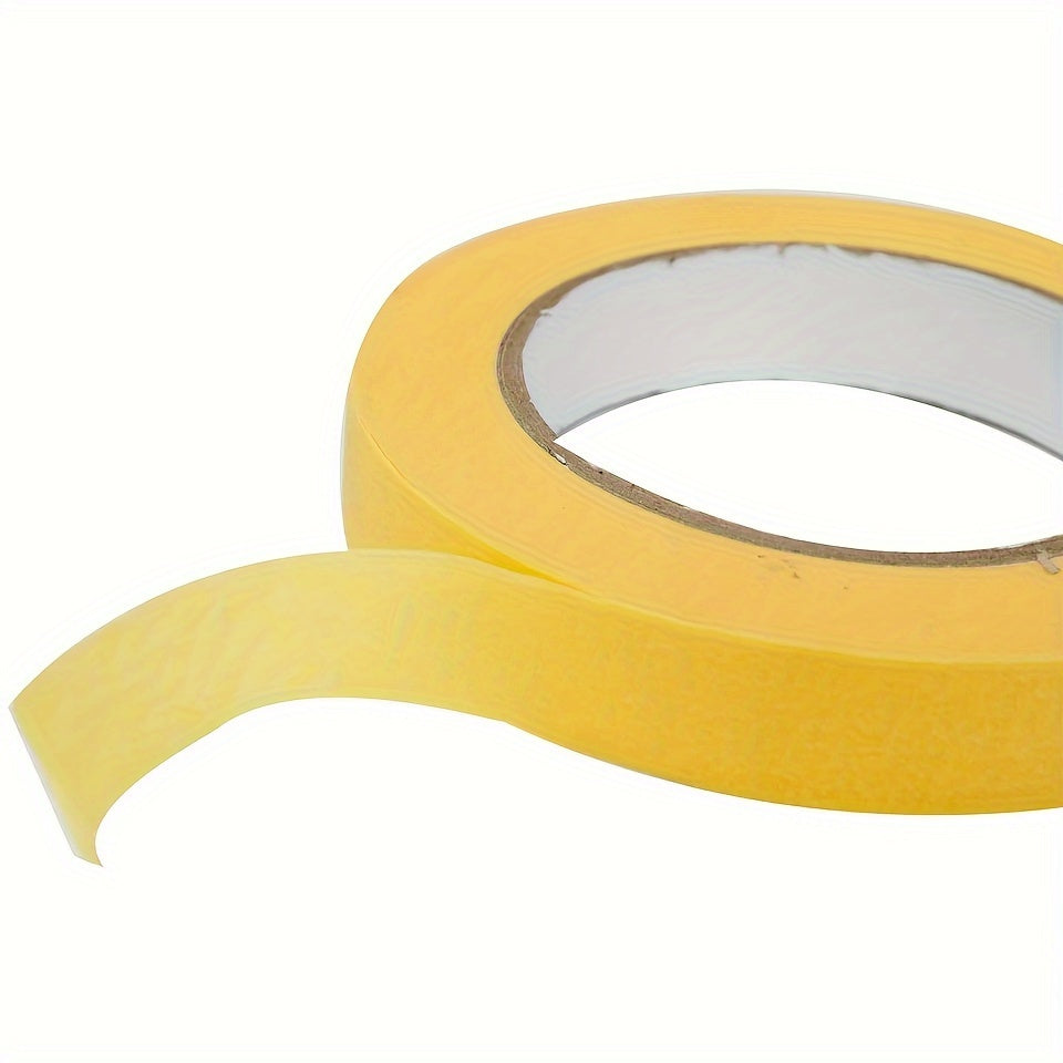 12Rolls 3/4" x165ft Masking Tape Crepe Paper Automotive Refinish 06652 Yellow