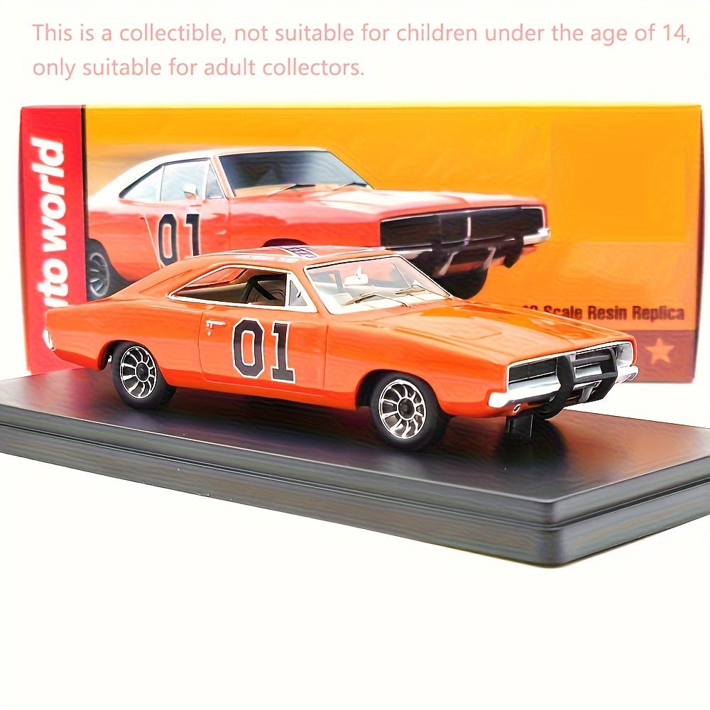 AutoWorld 1:43 for 1969 General Lee Red AWRSS1151 Resin Limited Edition Toys Car Models Collection Gifts