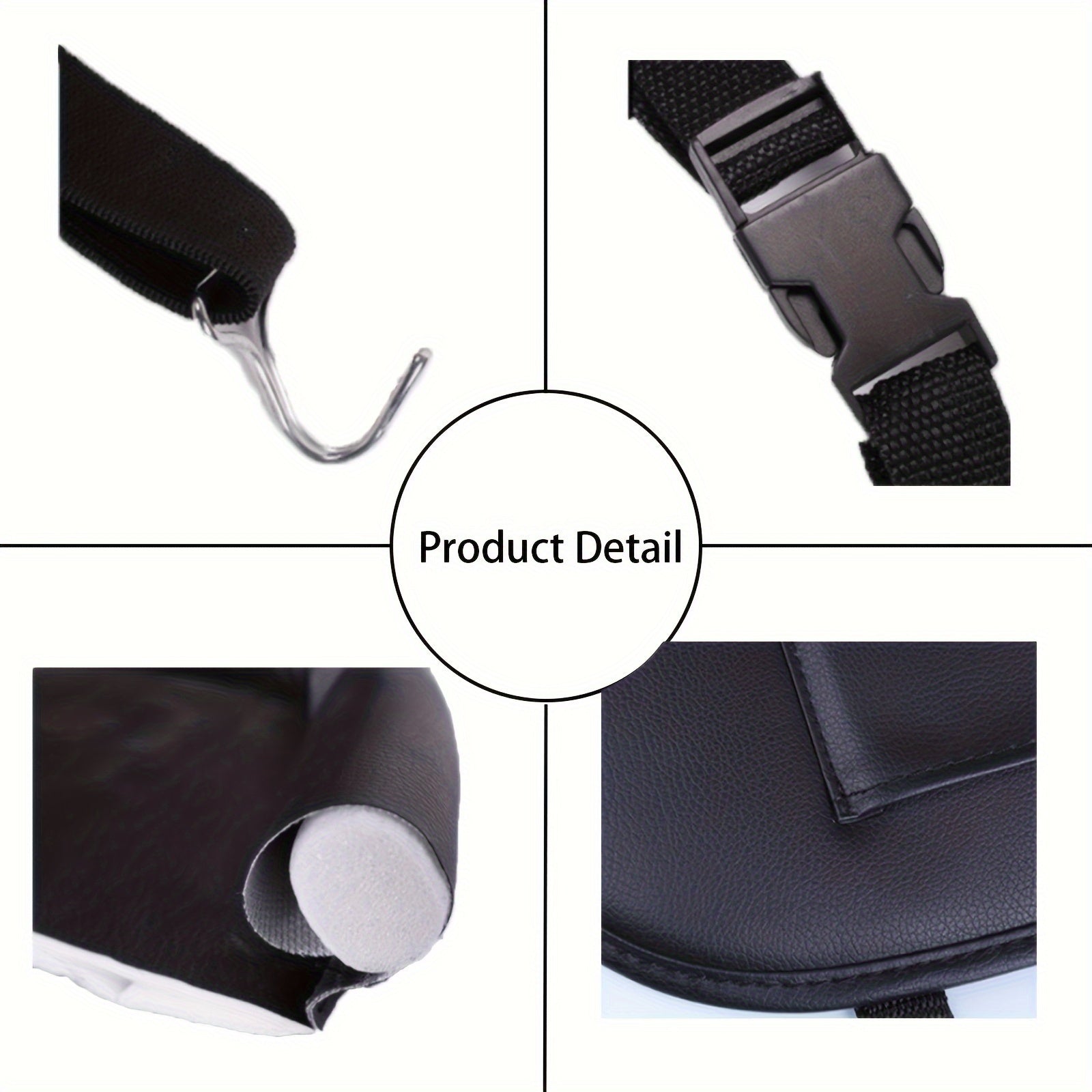 2 Pack Car Back seat Organizer with Foldable Table Tray, PU Leather Car Back seat Organizer for Babies Toys Storage with Foldable Dining Table Holder Pocket