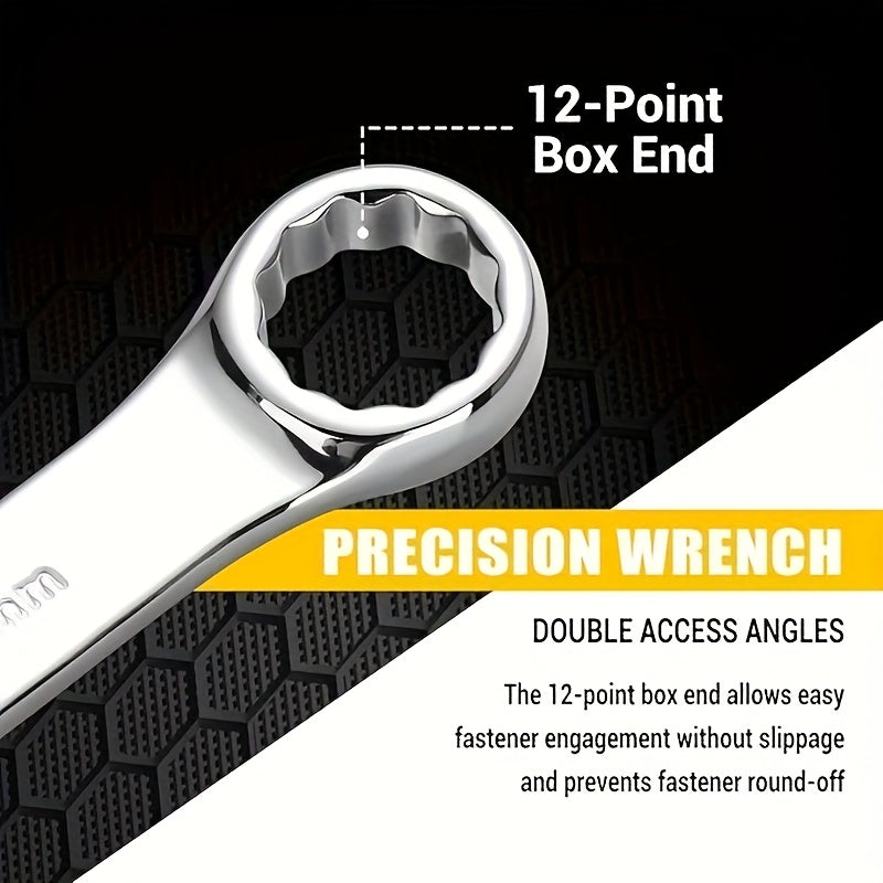 [Dual-Use Wrench Set] 10pcs Dual-Use Wrench Set, Metric and Standard Sizes,
