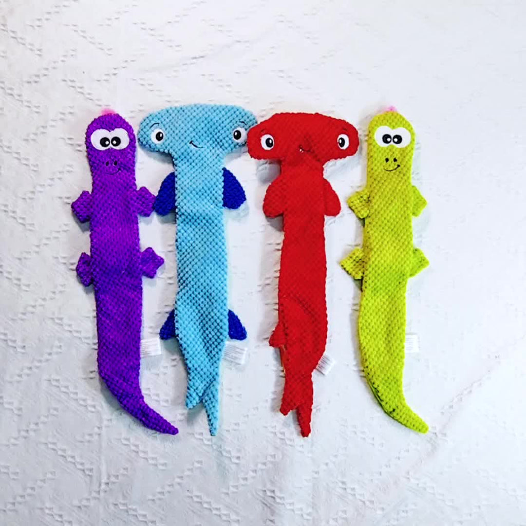 Plush Lizard Shaped Toy For Dog Toy Cartoon Doll Dog Chew Toy Puppy Molar Teeth Cleaning Toy For Pet
