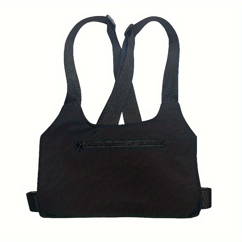 Multi-Functional Tactical Chest Bag, Adjustable Cross Strap Sports Chest Bag, Unisex Streetwear Belt Bag