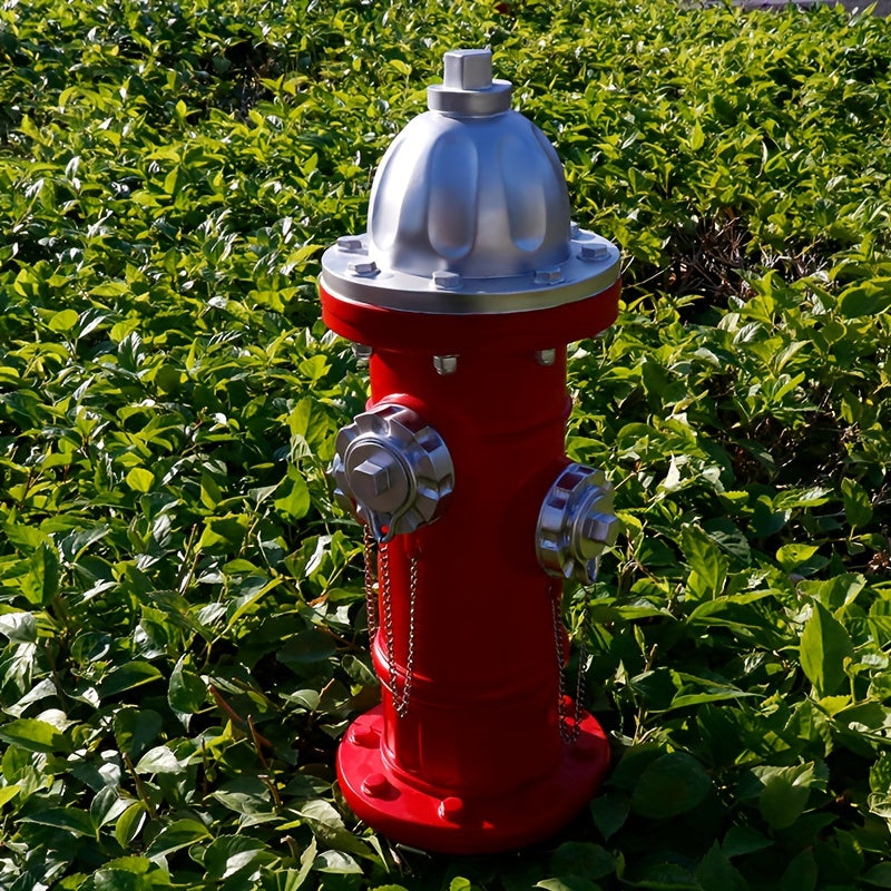 Large Fire Hydrant Resin Dog Urinal, Fire Hydrant Training Dog Toys, Outdoor Lawn Creative Ornament Outdoor Patio Forest Landscape Decoration