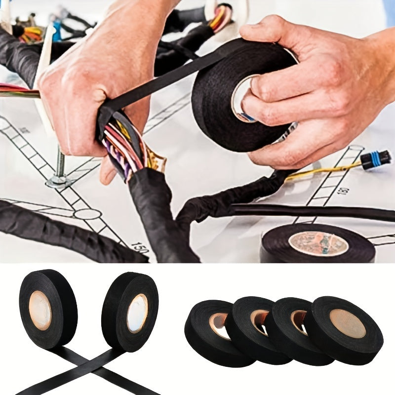 10pcs/20pcs Yilin Flannel Tape - Electrical Adhesive Cloth for Wire Speed Harness,