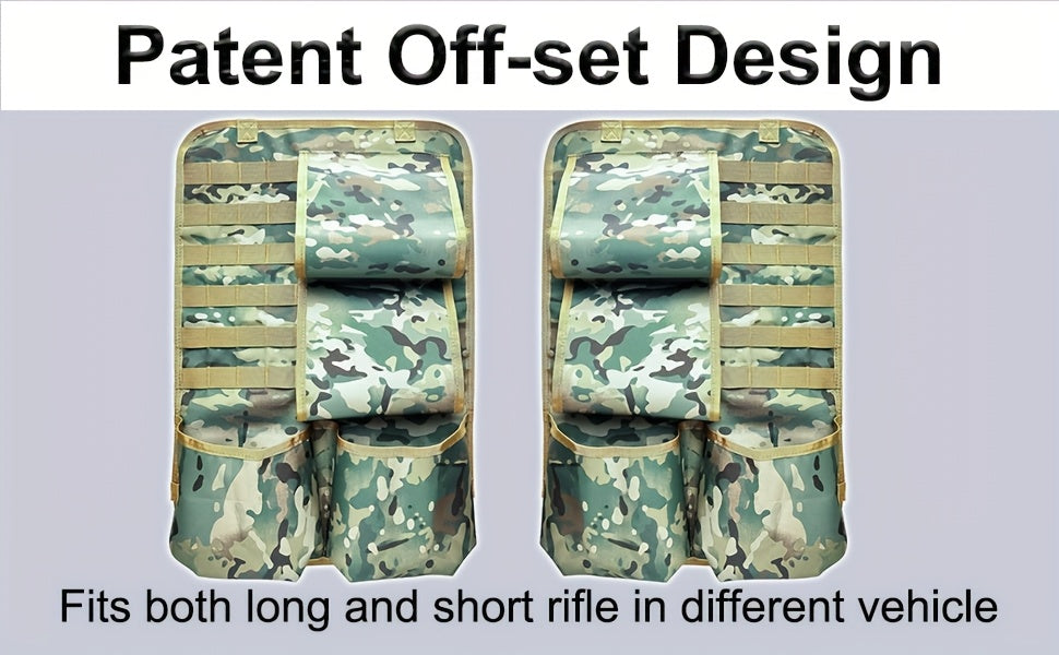 Automotive Gun Racks Vehicle Seat Back Rifle Gun Holder for Hunting Accessories Storage and Organizer, Deer/Duck Hunting Gift for Men