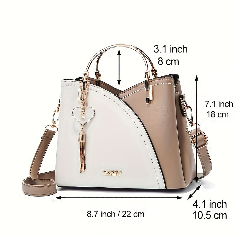Color Block 2025 New Fashion Small Size Women's Shoulder Bag Crossbody Handbag