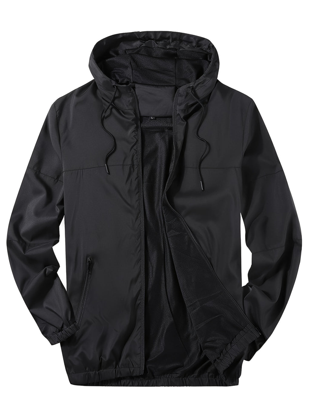 Camouflage Pattern Hooded Jackets By Activity, Men's Casual Loose Fit Breathable Zip Up Jackets For Spring Fall