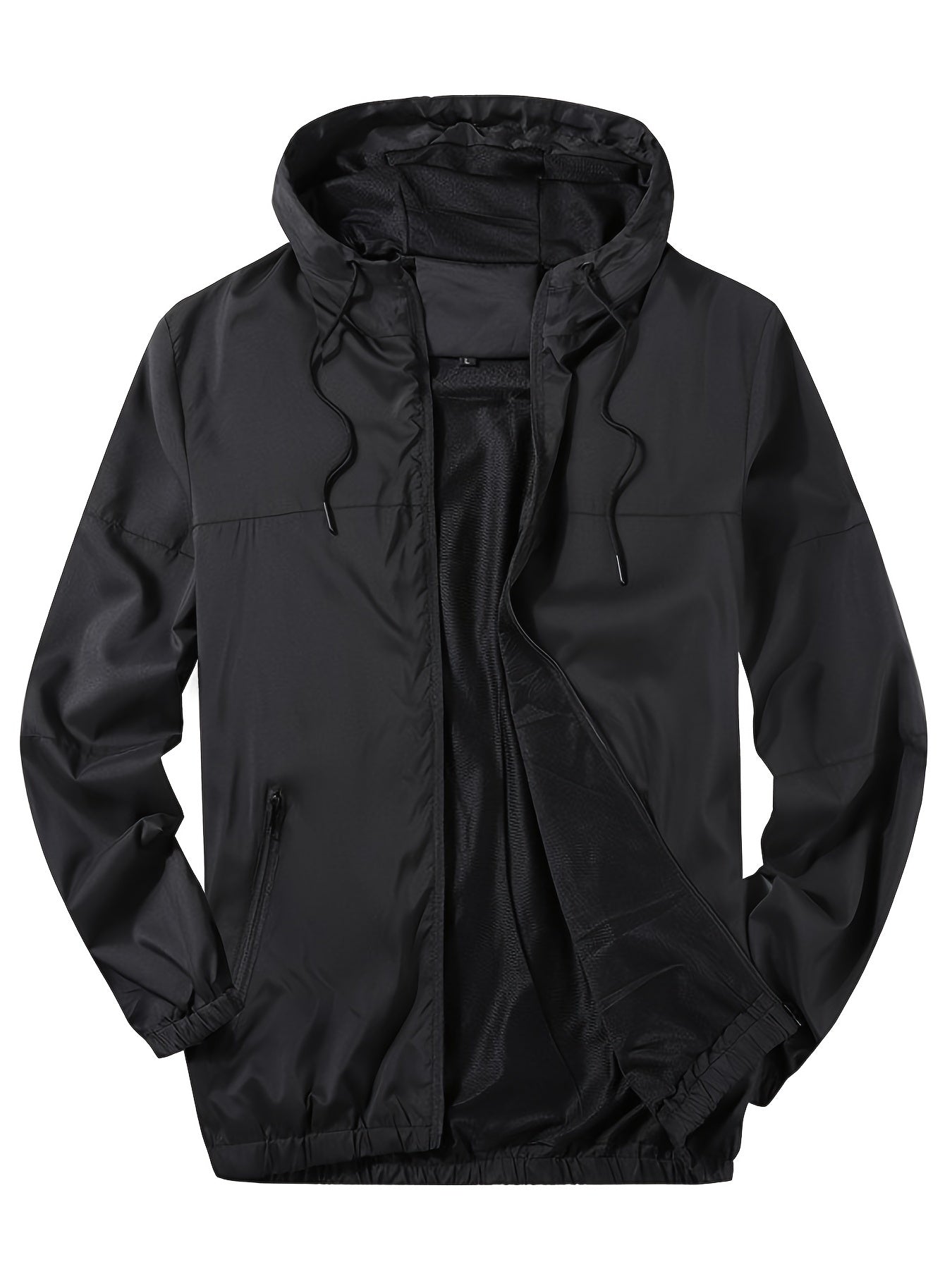 Camouflage Pattern Hooded Jackets By Activity, Men's Casual Loose Fit Breathable Zip Up Jackets For Spring Fall